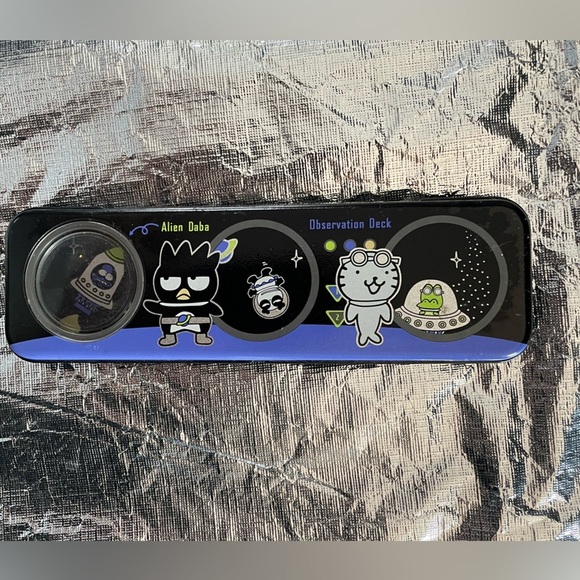 Rare Vintage *1997 Sanrio: Bad Badtz Maru, Tin Pencil Case - Picture 1 of 4